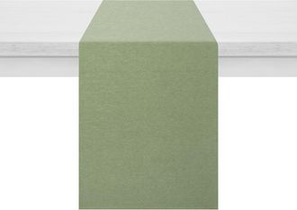 KASANOVA Runner cotone a coste 40x140 cm verde