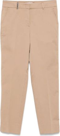 PESERICO Pantaloni in cotone - Marrone