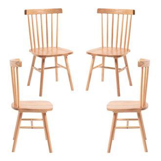 Regalos Miguel Regalos Miguel - Sillas Comedor - Pack 4 Sillas Wowis Madera
