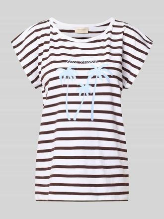 Freequent T-Shirt mit Motiv-Print Modell Fenjal in Mittelbraun, Gr&ouml;&szlig;e XXL