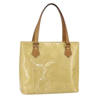 Louis Vuitton Pre-owned Tote Bags, female, Beige, Size: ONE SIZE Pre-owned Vintage Patent Leather Hand Bag