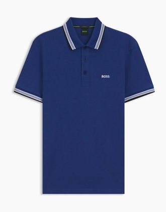 HUGO BOSS Mens Polo Shirt - Blue - Size: 38