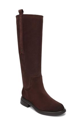 Naturalizer Olive Knee High Boot in Chocolate Suede at Nordstrom, Size 8.5