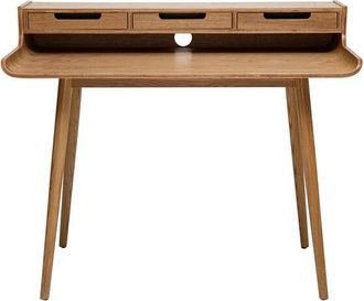 Miliboo Escritorio Vintage Fresno 3 Cajones L110 Cm Opus