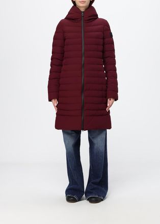 Peuterey Piumino al ginocchio in nylon trapuntato con cappuccio e chiusura a zip