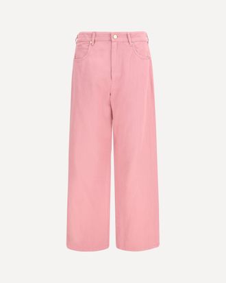 Max Mara Cotton and linen Pants Female 42