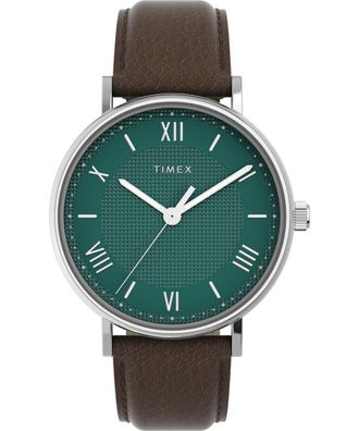 Timex Southview Mens Brown Watch TW2V91500 Leather - One Size