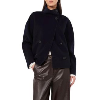 Max Mara Dames, Mantels, Blauw, Maat: 2XS Zijde