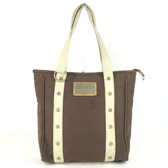 Louis Vuitton Antigua Brown Canvas Shoulder Bag Tote Bag (Pre-Owned)