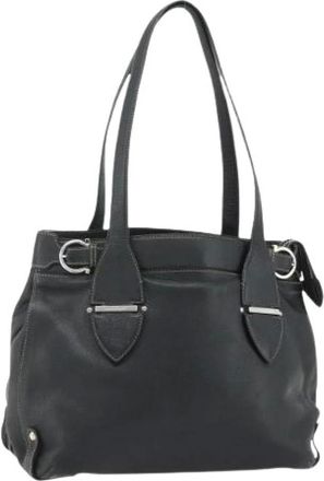 Ferragamo Pre-owned Handbags, female, Black, Size: ONE SIZE Pre-owned Tote Bag