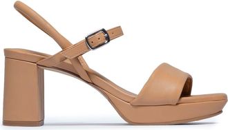 Bernardo Canto Platform Sandal in Dune at Nordstrom, Size 8.5