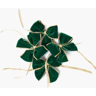 Mrs. Alice Velvet Napkin Bows in Green at Nordstrom