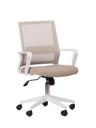 Kenay Home Silla de escritorio tejido - polipropileno beige 58 x 94 cm