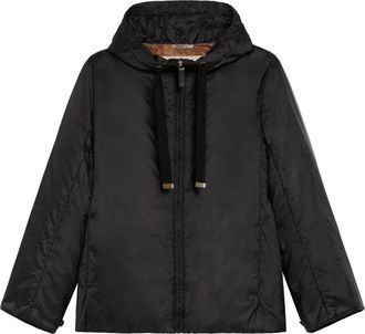 Max Mara Zwart Greenh Stijlvol Modieuze Jurk - Dames - Zomerjassen - Zwart - M - Jassen