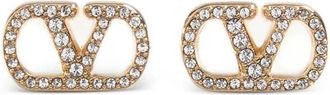 Valentino Garavani VLogo Signature Earrings - female - Valentino Garavani - Earrings - Yellow - ONE SIZE - Accessories