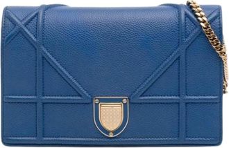 Dior Pre-owned Cross Body Bags, female, Blue, Size: ONE SIZE Pre-owned Vintage Cross Body Bag