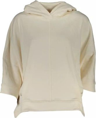 North Sails Womens Casual Short Sleeve Hoodie - Ivory Cotton - Size X-Small