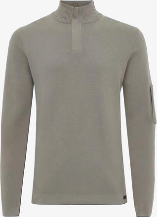 Genti Half Zip | Taupe