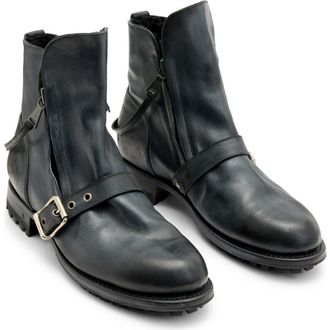 John Varvatos Moto Leather Boot in Black at Nordstrom Rack, Size 10