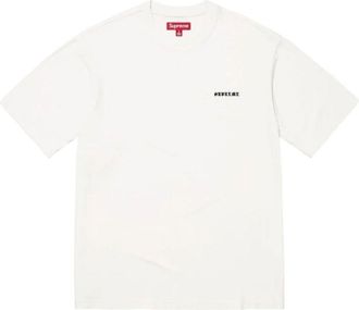SUPREME FW26 Washed S/S T-Shirt White SUP-FW26-094-WHT