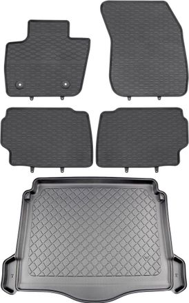 OEM Juego De Alfombrillas De Goma Para Coche Y Maletero Para Ford Mondeo V Estate (desde Enero De 2015 Hasta 2022)