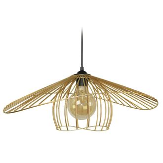 Tosel Suspensi&oacute;n metal Alt.80cm negro ;Pantalla: dorado