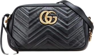 Gucci Pre-owned Cross Body Bags, female, Black, Size: ONE SIZE Pre-owned Vintage Cross Body Bag