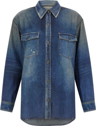 Golden Goose Blue Polyester Womens Blouse