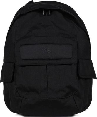 Yohji Yamamoto Rugzak S - Dames - Rugzakken - Zwart - ONE Size - Tassen
