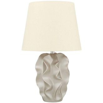 Beliani Lampada da tavolo color oro 46cm Allika