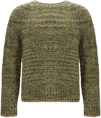 Sunflower Truien & Vesten, Heren, Groen, XL, Wol, Frederik Contrast Trui