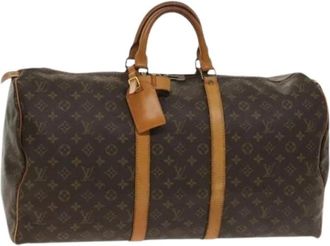 Louis Vuitton Pre-owned Weekend Bags, female, Brown, Size: ONE SIZE Pre-owned Weekend Bag