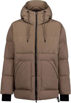 Afterlabel Galena Gewatteerde Jas van Twee Stoffen - Heren - Winterjassen - Beige - XL - Jassen
