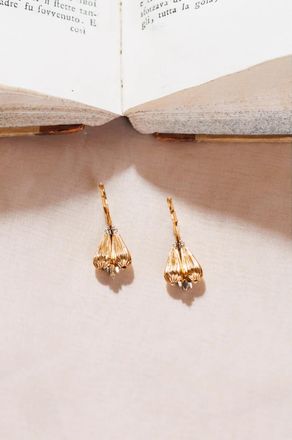 Tataborello Goldene Ohrh&auml;nger mit Kristallen Sirio