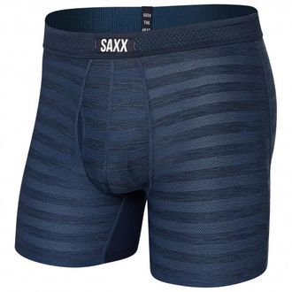 Saxx Droptemp Cooling Mesh Boxer Brief Fly Kunstfaserunterwäsche für Herren | blau