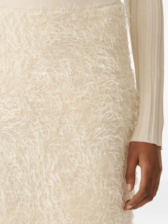 Fabiana Filippi Womens Textured-Finish Midi Skirt Ss25 W