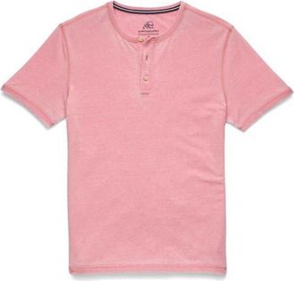 Surfside Supply Co. Sean Burnout Henley in Brandied Apricot at Nordstrom, Size Xx-Large S