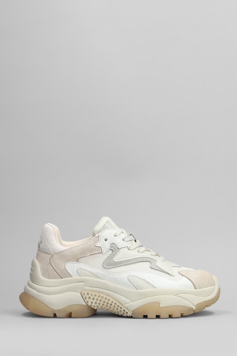 スニーカー ASH Women Sneakers ADDICT01 WHITE ASH Womens Moby Sneaker, White/Nude, 5 US : Amazon.ca
