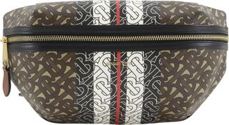 Burberry Brown Pvc Leather Fanny Pack Sling Bag (Pre-Owned)