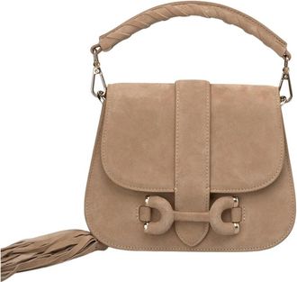 Alma En Pena Schoudertas - Dames - Handtassen - Bruin - ONE Size - Leer - Tassen