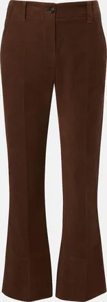 Brunello Cucinelli Cropped cotton flared pants