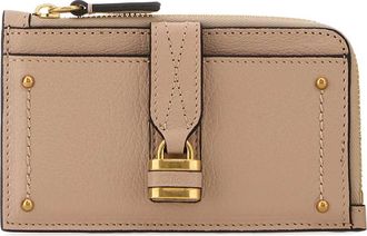 Chlo&eacute; Powder Pink Leather Small Paddington Coin Purse