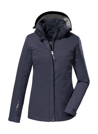 Killtec Outdoorjacke KILLTEC KOS 133 WMN JCKT, Damen, Gr. 36, blau (nachtblau), Obermaterial: 100% Polyester;Futter: 100% Polyester, Jacken Outdoorjacke, Wass