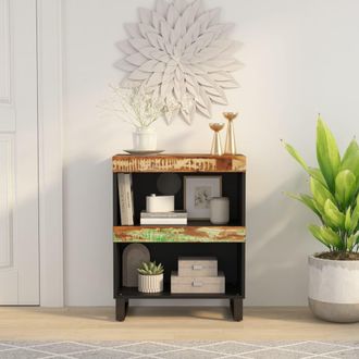 vidaXL Armario Auxiliar Madera Maciza Reciclada 60x33x75 Cm Vidaxl