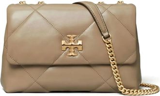 Tory Burch Borsa a spalla convertibile piccola Kira Diamond Quilt - - Bags - Donna - Marrone - ONE SIZE