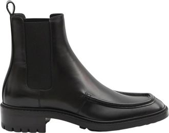 Saint Laurent Chelsea Boots, male, Black, Size: 11 US Leather Chelsea Boots