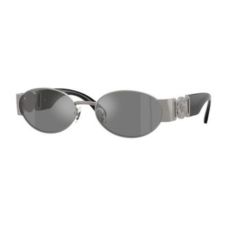 Versace Ladies Black Oval Sunglasses VE2299 10016G