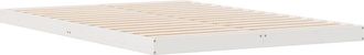 vidaXL Estructura De Cama Blanco 160 X 220 Cm Madera Maciza De Pino Vidaxl