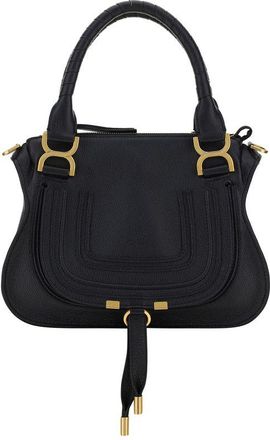 Chlo&eacute; Black Calf Leather Bos Taurus Shoulder Womens Bag