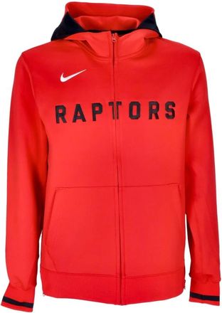 Nike NBA Dri-Fit Showtime Hoodie - Heren - Sportshirts - Rood - L - Polyester - Fitness